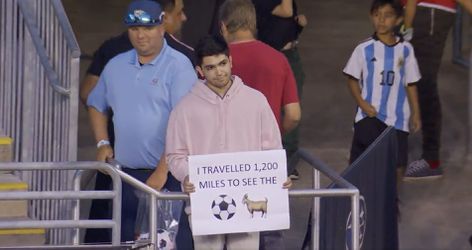 🎥 | Lekker op tijd! Messi-fan reist veel te vroeg naar Amerika om debuut in MLS mee te maken