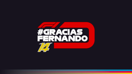 Formule 1 neemt 'standaard' filmpje op waarin mensen afscheid nemen van Alonso