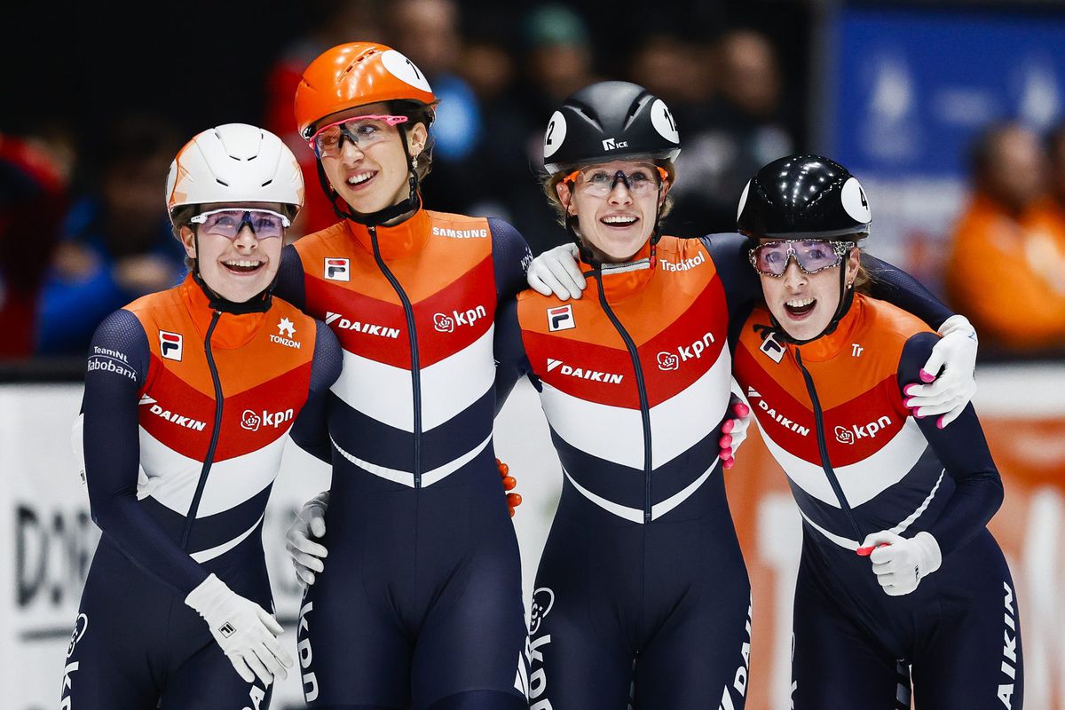 Nederlandse vrouwen vermorzelen andere landen in finale relay