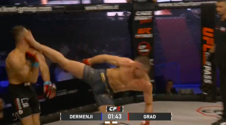 🎥 | MMA-eindbaas Grad maakt indruk met DEZE sicke spinning heel kick KO