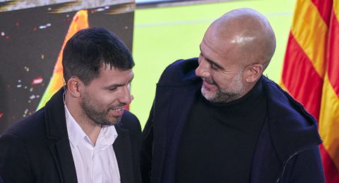Pep Guardiola vliegt naar Barcelona voor afscheid Sergio Agüero