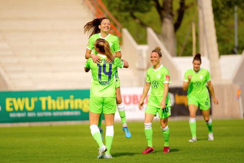 Jill Roord is kampioen van Duitsland na 10-klapper tegen Carl Zeiss Jena