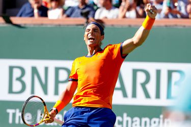 Rafael Nadal verricht aftrap bij kampioenswedstrijd Real Madrid