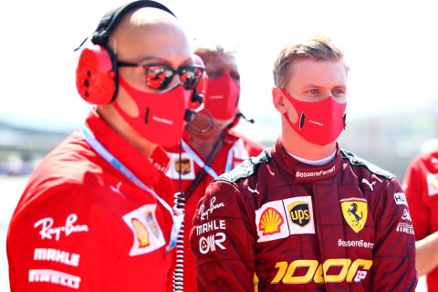 Ferrari-baas: 'Mick Schumacher wordt op 1 dag Ferrari-coureur'