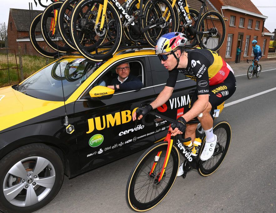 Jumbo-Visma-kopman Wout van Aert weet 2 dagen voor Ronde van Vlaanderen nog steeds niet of hij start