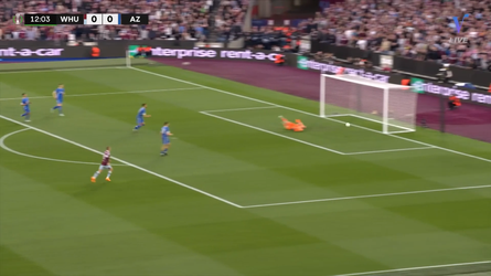 🎥  | Belangrijk moment: Mathew Ryan houdt AZ op 0-0 door deze redding