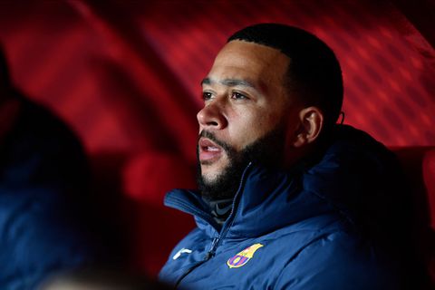 Memphis Depay moet 8e finales in Copa del Rey laten schieten door hamstringklachten