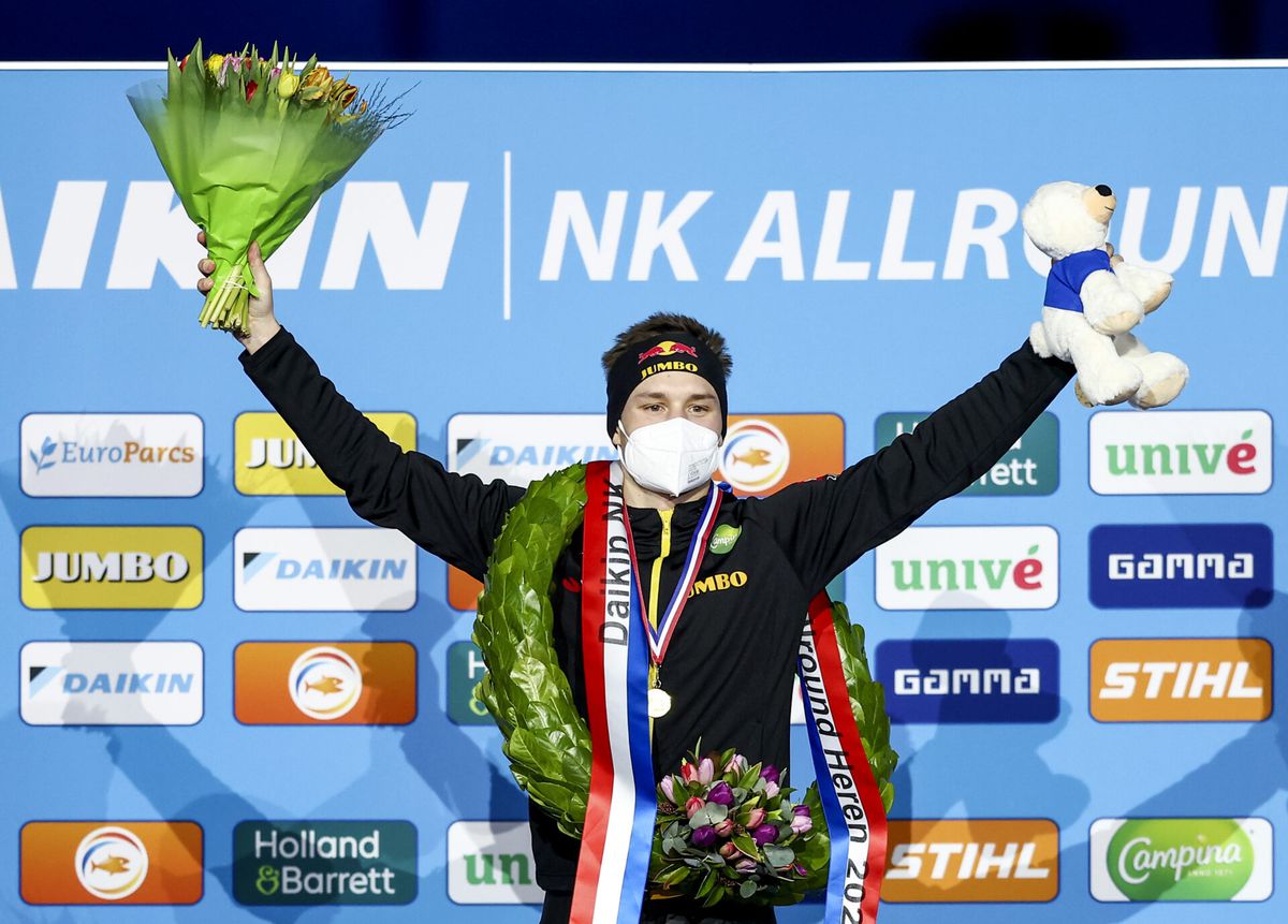 Marcel Bosker doet wat iedereen van hem verwacht: wint voor 2e keer NK allround