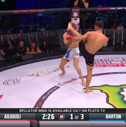 🎥 | Goede genade: Asaël Adjoudj schopt Jordan Barton kiezelhard KO op Bellator 285