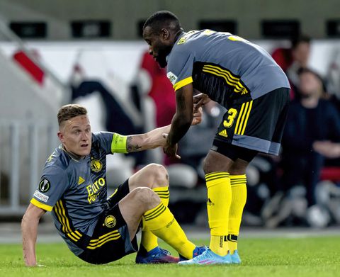 Feyenoord moet Jens Toornstra weken missen door enkelblessure