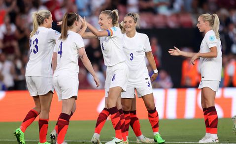 Ook zonder Sarina Wiegman vreten Engelse Lionesses Noord-Ierland op