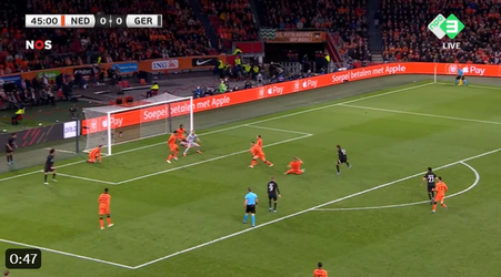 🎥 | Thomas Müller zet Duitsers vlak voor rust op voorsprong tegen Oranje