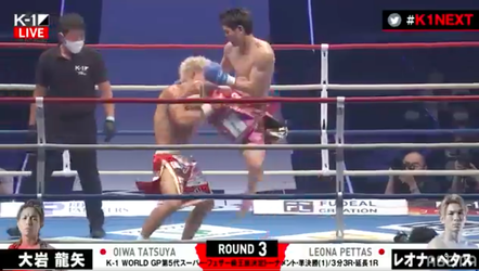 🎥 | Kickbokser Pettas eist K1-titel op na toernooiwinst: check deze gruwelijke knie