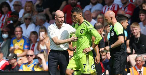 Erik ten Hag zet Cristiano Ronaldo weer op de bank bij Manchester United