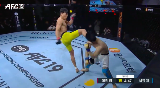 🎥 | KO van het Jaar? Aftastende MMA-vechter beslist partij met 1 trap na 13 (!) seconden