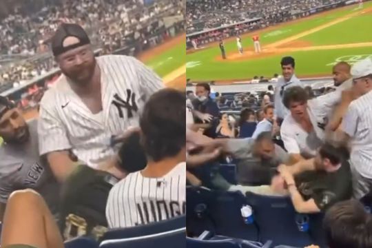 🎥 | Klassiek tribunegevecht in MLB: Yankees-fans meppen elkaar tot moes