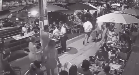 🎥 | Braziliaanse crossfitters aangezien als overvallers: vol terras in paniek om niks