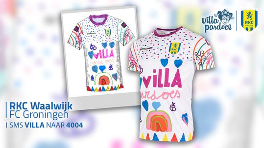 🎥​ | RKC speelt tegen FC Groningen in speciaal shirt, ontworpen door 10-jarig meisje