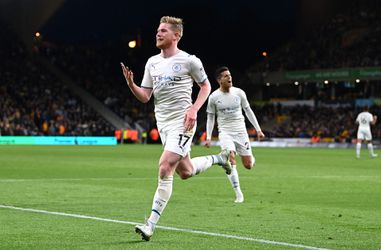 Manchester City wint ook op papier lastige uitwedstrijd tegen Wolves dankzij 4-klapper De Bruyne