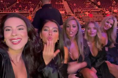 🎥 | Beauty wel, brains niet: ringmeisje UFC vergeet even op welk evenement ze is