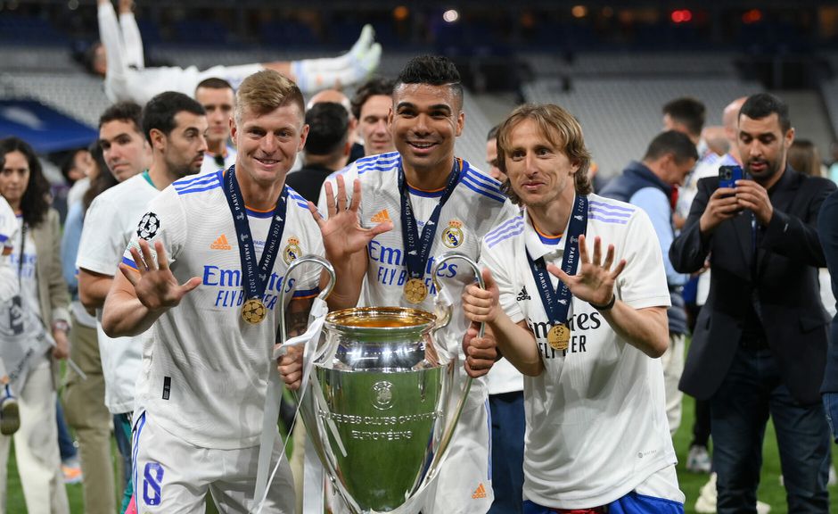Zo vaak speelde het succesvolle trio Casemiro/Modric/Kroos samen