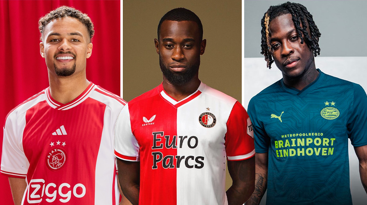 💰 | Dit kost een shirt mét bedrukking bij Ajax, Feyenoord en PSV