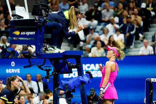 Duitse tennisster in tranen op US Open: 'Dit is respectloos gedrag'