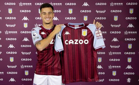 📸 | Philippe Coutinho lachte nog nooit zo breed: Braziliaan officieel gepresenteerd bij Aston Villa