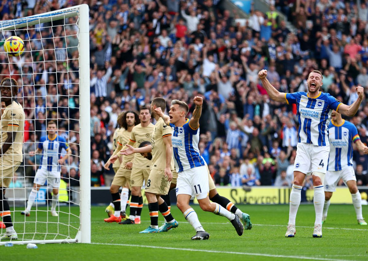 Premier League: Chelsea overrompeld door fel Brighton, Spurs ontsnapt in de blessuretijd bij Bournemouth