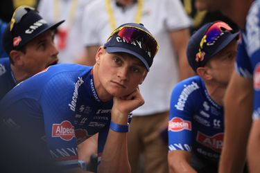Mathieu van der Poel maakt zich niet druk na teleurstellende 1e etappe Tour de France: 'Ik lig er niet wakker van'
