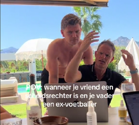 🎥 😂  | Heibel in de tent: Frank de Boer krijgt tijdens vakantie heftige discussie met schoonzoon Joey Kooij