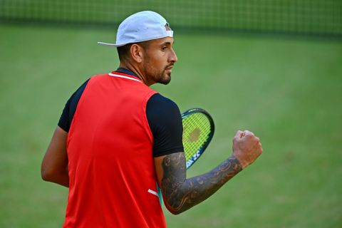 Kyrgios: 'Op gras zou ik in de top-5, top-10 van de wereld zitten'