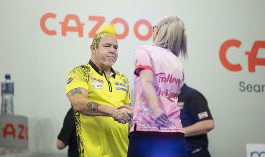 Peter Wright is Fallon Sherrock de baas en bereikt halve finale Grand Slam of Darts