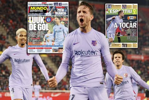 Ineens is Luuk de Jong de 'absolute held van de avond': 'Luuk regeert voor 1 dag'