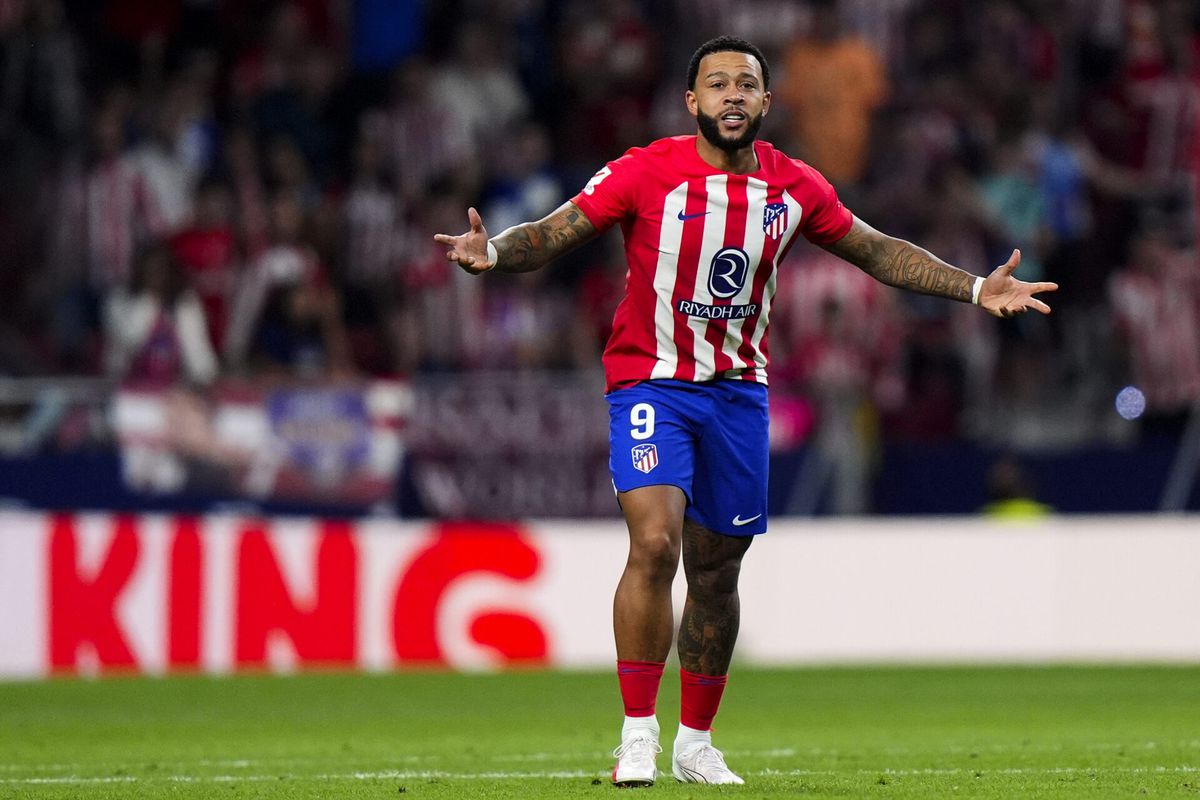 Weer blessure voor Memphis Depay: geen Feyenoord voor Atlético-aanvaller