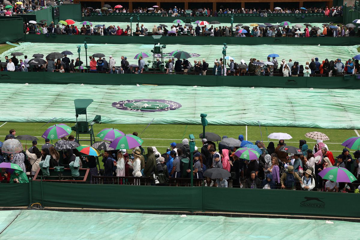 Partij van Gijs Brouwer tegen Alexander Zverev is gecanceld wegens regenval op Wimbledon