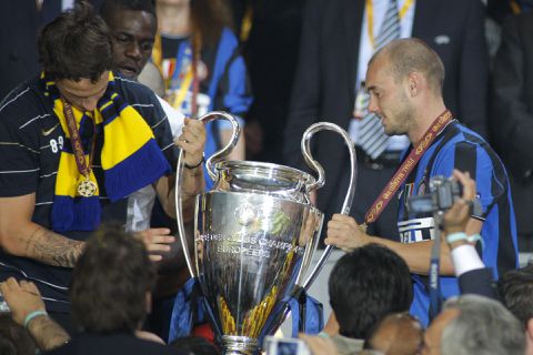 Dit wordt volgens Wesley Sneijder de uitslag van de Champions League-finale