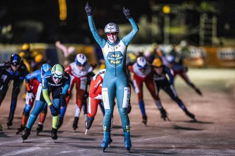 Verweij wint de eerste marathon op natuurijs van deze winter