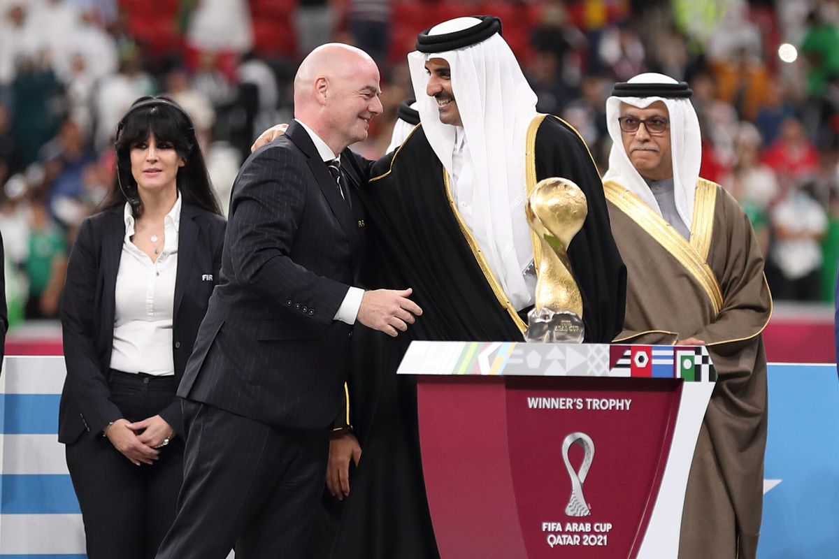 FIFA-baas Infantino blijft ijlen: 'Bij bouw stadions Qatar geen 6500, maar 3 doden!'