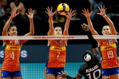 Nederlandse volleybalsters zijn de duivels voor Keniaanse engeltjes: 3-0