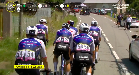 🎥 | Quick-Step omringt Fabio Jakobsen in loodzware bergetappe