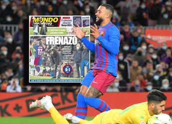 Spaanse media zien 'rampzalig FC Barcelona': 'Memphis Depay deed 90 minuten niets!'