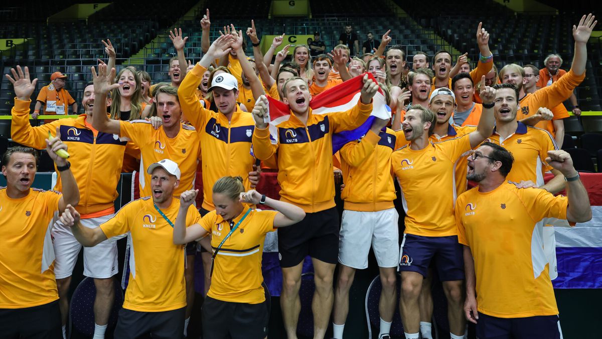 Nederland treft Italië in kwartfinale van de Davis Cup Finals