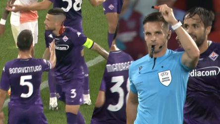 🎥 | ZIEN: Fiorentina-aanvoerder Biraghi bloedt hevig na voorwerp tegen hoofd