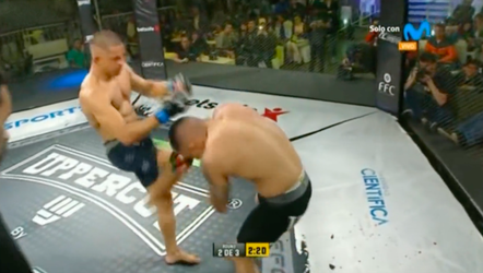 🎥 | MMA-vechter Da Silva beëindigt slooppartij met DIT ongekend harde knietje
