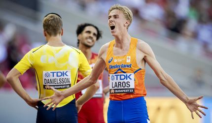 Finaleplaats, Nederlands record én olympische limiet op 1.500 meter voor Niels Laros (18) bij WK atletiek