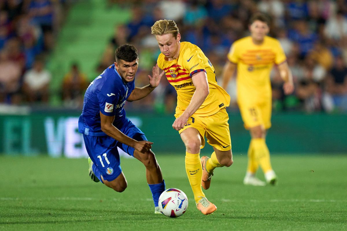 Frenkie de Jong wil dat scheidsrechters optreden tegen 'gênant' Getafe: '9 minuten extra is te weinig'