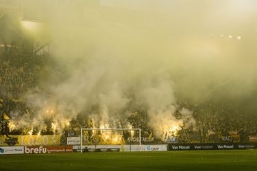 Fans NAC Breda gewond geraakt door eigen sfeeractie