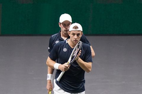 Wel succes voor Botic van de Zandschulp en Tallon Griekspoor in dubbelspel ATP Antwerpen