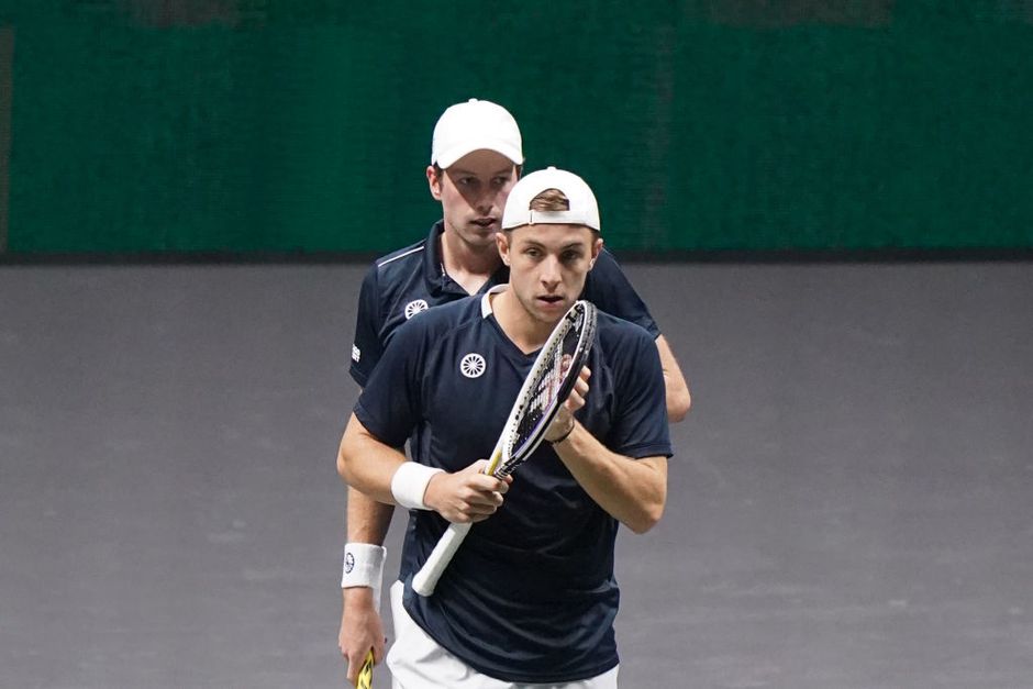 Wel succes voor Botic van de Zandschulp en Tallon Griekspoor in dubbelspel ATP Antwerpen